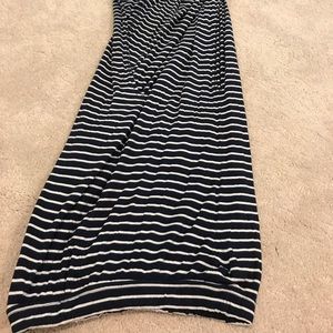 Blue &White Maxi Skirt